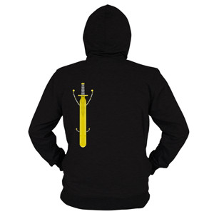 Hoodie Zipper Sword