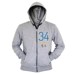 Hoodie Zipper Real Madrid Campeones