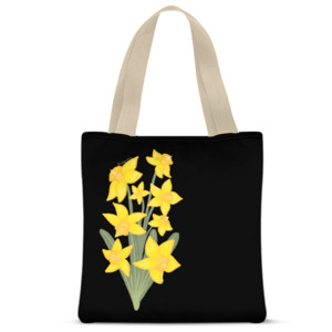 Tas Tote Fullprint Daffodils