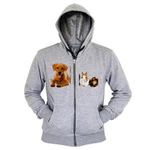Hoodie Zipper Best Frend Animal
