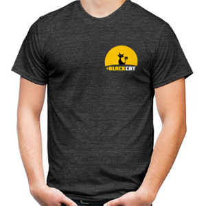 Kaos Black Cat (Depan-Belakang)