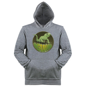 Jaket Hoodie Distro iguana
