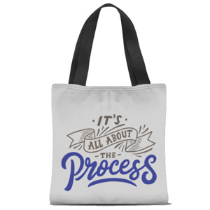 Tas Tote Fullprint Use Your Smile To Change The World