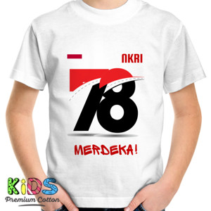 Kaos Baju Anak Tema Kemerdekaan NKRI