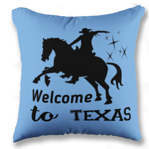 Bantal Welcome to Texas