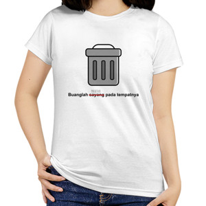 Kaos Kaos Wanita Buang Mantan by Co_mbro