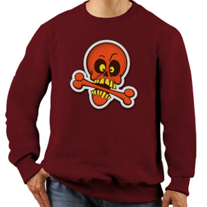 Jaket Sweater Comic Skull