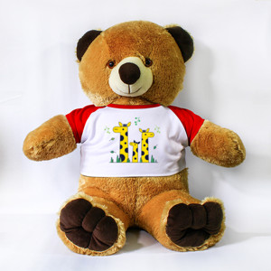 Boneka Beruang Jerapah yang lapar