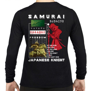 Kaos Samurai Streetwear Woman Lengan Panjang