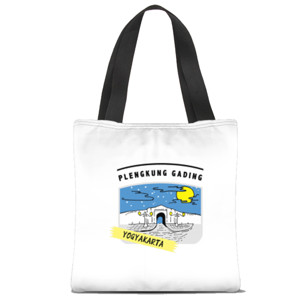 Tas Tote Fullprint Tote Bag Plengkung Gading