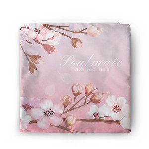 Sarung Bantal Soulmate bunga sakura