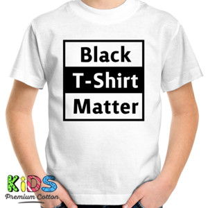 Kaos Black T-Shirt Matter Kaos Warna Terang