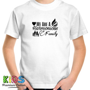 Kaos LINGLING, Keluarga Harmonis (Hitam)