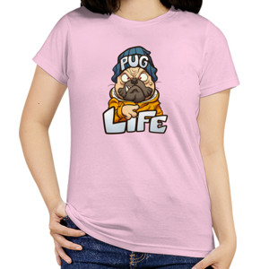 Kaos Pug Life Kaos Wanita