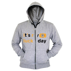 Hoodie Zipper It's my lucky day | billiArt