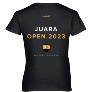 Kaos Juara Open 2023 open house