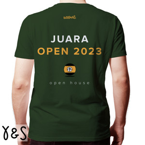 Kaos Juara Open 2023 open house