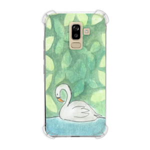 Casing HP Watercolor Swan in the forest