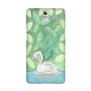 Watercolor Swan in the forest Casing HP
