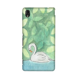 Watercolor Swan in the forest Casing HP