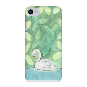 Watercolor Swan in the forest Casing HP