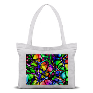 Tas Tote Batu Pelangi