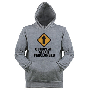 Jaket Hoodie Allah penolongku