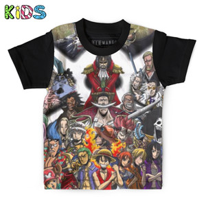Kaos Anak Full-Print Kaos anak one Piece