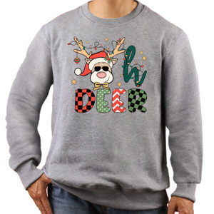 Jaket Sweater Rusa Natal Kaos Anak Merry Christmas