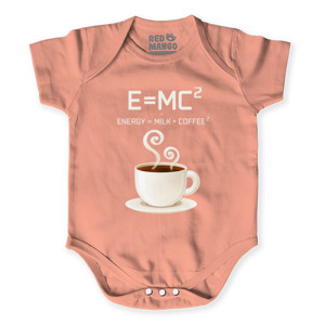 Baby Jumper KAOS PLESETAN E=MC2 ENERGY MILK COFFEE