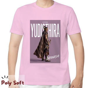 Kaos Kaos Yudhistira Poly Soft Pink Tee
