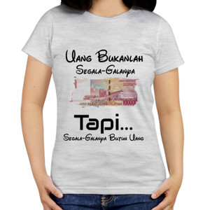 Kaos Baju Tentang Uang