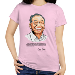 Kaos Gus Dur Bapak Pluralisme