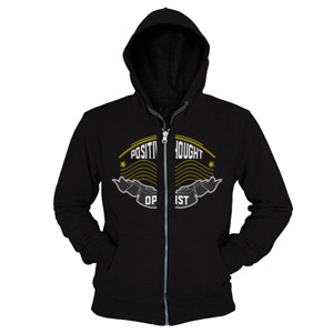 Hoodie Zipper Positive Thought - Optimist
