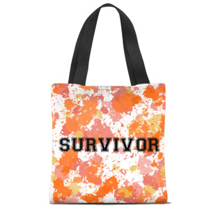 Tas Tote Fullprint Orange splash