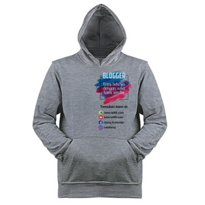 Jaket Hoodie blogger