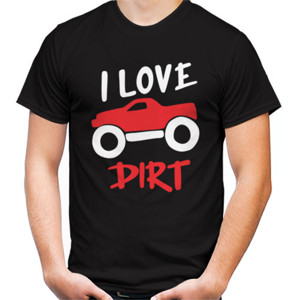 Kaos Distro I Love Dirt Car