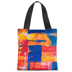 Tas Tote Fullprint Abstrak 2