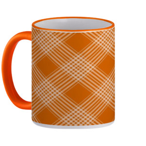 Mug Diagonal Orange
