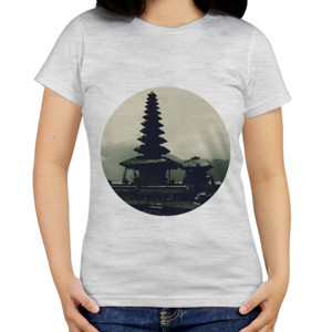 Kaos Pemandangan Candi Bali Simpel Gildan Softstyle