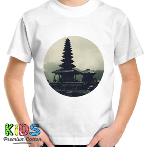 Kaos Pemandangan Candi Bali Simpel Gildan Softstyle