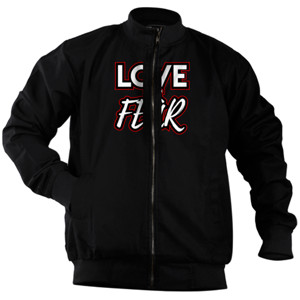Jaket Bomber Kaos Love Over Fear
