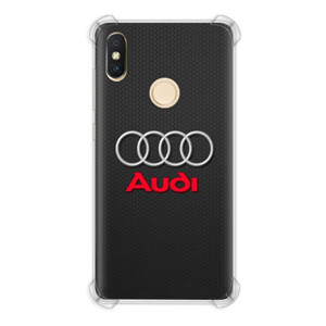 Casing HP Audi 3D Logo Carbon Fiber
