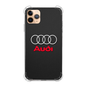 Casing HP Audi 3D Logo Carbon Fiber