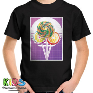 Kaos Cutie Lollipop Retro Vaporwave - Foodie Beauty
