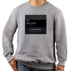 Jaket Sweater Trump Suspended