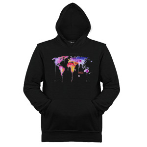 Jaket Hoodie Abstract Map NDz