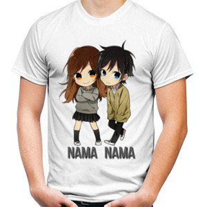 Kaos Couple Cartoon - Bebas Nama