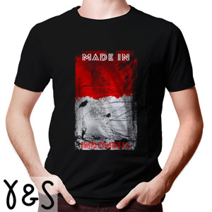 Kaos made in indonesia