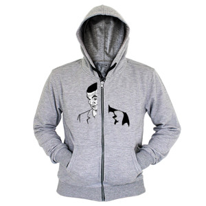 Hoodie Zipper MM 2 - Bean Face Meme 